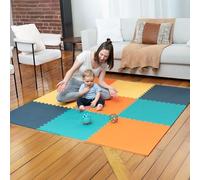 MioTetto Alfombra Bebe No Toxica - Tapete Bebe Suave y Cómodo para Aprendizaje, Desarrollo y Juego - Alfombra Infantil o Alfombra Puzzle para Niños - Colchonetas Infantiles Elegante y Segura