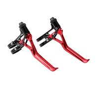 MiOYOOW 1 par de palancas de freno de bicicleta de aleación de aluminio, palanca de freno en V ajustable para bicicleta de carretera BMX