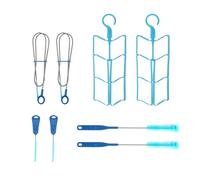 MiOYOOW 2 juegos de kits de limpieza vejiga de hidratación, conjunto de limpieza de vejiga de agua 4 en 1 kit de limpieza para tanque de agua multifuncional para bolsa de hidratación deportes al aire