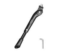 MiOYOOW 32 cm-37 cm Pata de Apoyo Ajustable para Bicicleta, Soporte de Aluminio Antideslizante, reposapiés Extensible multiposición, para Bicicletas de montaña de 66 cm, Bicicletas urbanas y Ciclismo