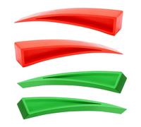 MiOYOOW 4 herramientas de reparación de abolladuras de cuña de ventana, herramientas portátiles de cuña de puerta de coche, herramientas duraderas de eliminación de abolladuras para el cuerpo del