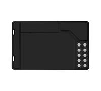 MiOYOOW Alfombrilla de limpieza de armas enrollable, alfombrilla para pistolas, armas, almohadilla de mantenimiento de rifle con puntos magnéticos, alfombrilla de goma antideslizante para escopetas