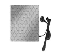 MiOYOOW Almohadilla térmica para reptiles, USB para debajo del tanque, CC 5 V, 2 A, terrario, tapete cálido con temperatura ajustable de 3 niveles para reptiles y animales pequeños