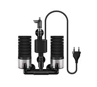 MiOYOOW Aquariumfilter,Multifunktionaler Doppelschwamm Aquariumfilter Schwammsieb Austaubare Medien Aquariumfilter Wasserpumpe für Frisches Salzwasser Aquarium Schwammreinigung