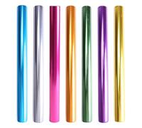 MiOYOOW Bastones de relevo de Aluminio, Bastones de Atletismo de 7 Piezas, bastón de Carreras Hueco para Ejercicios Deportivos al Aire Libre, Entrenamiento de Carrera de Atletas