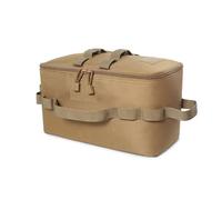 MiOYOOW - Bolsa de almacenamiento de acampada, 11 L, bolsa táctica versátil, impermeable, organizador para barbacoa y pícnic, con 1 correa para acampada, senderismo, viajes, caqui, Clásico