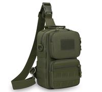 MiOYOOW Bolso táctico militar, mochila multifuncional de un solo hombro, bolso bandolera con correa desmontable, para acampada, ciclismo, excursiones, senderismo y deportes