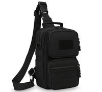 MiOYOOW Bolso táctico militar, mochila multifuncional de un solo hombro, bolso bandolera con correa desmontable, para acampada, ciclismo, excursiones, senderismo y deportes