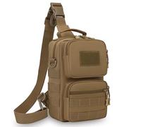 MiOYOOW Bolso táctico militar, mochila multifuncional de un solo hombro, bolso bandolera con correa desmontable, para acampada, ciclismo, excursiones, senderismo y deportes