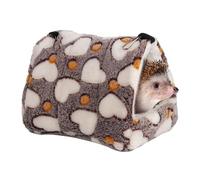 MiOYOOW Cama para Conejillos de Indias, casa para hámster, Saco de Dormir para Mascotas, Cueva Nido con cojín, Cama Suave y cálida para Mascotas, Nido de Hamaca con diseño de Gancho para hámster