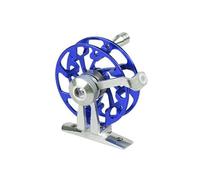 MiOYOOW Carrete de pesca en hielo, acero inoxidable, ultra suave, potente, carrete de pesca giratorio para agua salada y agua dulce