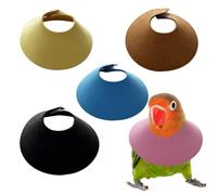 MiOYOOW Collares cónicos para pájaros, 5 Piezas, Suaves y antimordeduras, antiagarramientos para desplumar y Curar, para Loros y agapornis