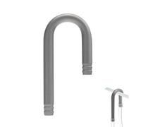 MiOYOOW Conector de tubo de CO2, acero inoxidable en forma de U para acuario, tubo para acuario de agua dulce