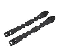 MiOYOOW Correas tácticas Molle con Clip, Correas elásticas, 2 Accesorios para portacargadores y Mochilas, con liberación rápida para Caza y Tiro.