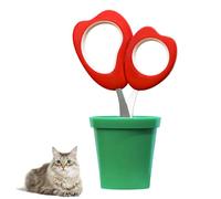 MiOYOOW Cortaúñas para gatos, recortador de garras de gato que ahorran mano de obra con organizador en forma de maceta para gatos, cachorros, conejos, animales pequeños