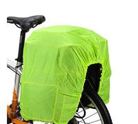 MiOYOOW Cubiertas de lluvia para bicicleta, impermeables, fundas de asiento trasero portátiles, antipolvo, lluvia, nieve, almacenamiento y alforjas para bicicleta de montaña