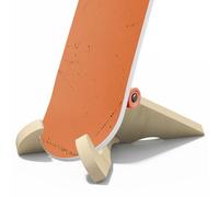 MiOYOOW Estante de Almacenamiento para patinetas, Soporte Vertical de Madera para patinetas, longboards y Tablas de Snowboard