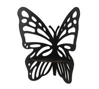 MiOYOOW Estante de Esquina Flotante de Madera con Forma de Mariposa, para Pared, Ideal para Dormitorio, baño y Cocina, decoración del hogar