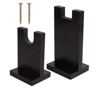 MiOYOOW Estante para Armas, Robusto Estante de Madera para Rifles, Soporte para Guardar Armas con Almohadillas Antideslizantes para coleccionistas entusiastas