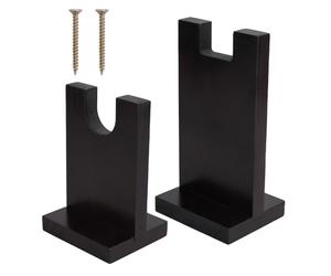 MiOYOOW Estante para Armas, Robusto Estante de Madera para Rifles, Soporte para Guardar Armas con Almohadillas Antideslizantes para coleccionistas entusiastas