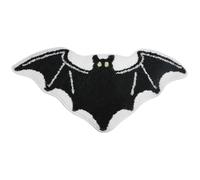 MiOYOOW Felpudo de murciélago de Halloween, Antideslizante, para Puerta Delantera, decoración de murciélago Fantasma Aterrador para Interiores y Exteriores, porches, dormitorios y Patios
