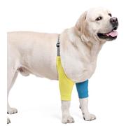 MiOYOOW Funda protectora para perro, para dejar de lamer, soporte para articulaciones de codo, patas delanteras de perro, coderas con hebilla ajustable para perros pequeños, medianos y grandes