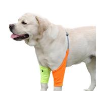 MiOYOOW Funda protectora para perro, para dejar de lamer, soporte para articulaciones de codo, patas delanteras de perro, coderas con hebilla ajustable para perros pequeños, medianos y grandes