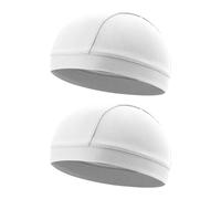 MiOYOOW Gorros Ciclismo, Gorras Trabajo Transpirable Gorro Correr Suave para Ciclismo Deporte Pesca Caminar Senderismo, blanco, M/L