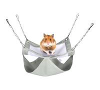 MiOYOOW Hamaca de conejillo de indias, cama de hurón de doble capa, malla transpirable, impermeable para colgar mascotas, para ratas, loros, jugar, dormir en verano
