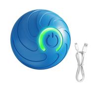 MiOYOOW Juguete Interactivo para Perros, Pelota rodante interactiva, Pelota Que rebota automáticamente con luz de Colores, Carga USB, para Mascotas, Juego y Entrenamiento canino