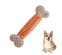 MiOYOOW Juguete para masticar para perros, con forma de hueso o muslo de pollo, juguete para mordeduras para perros pequeños, medianos y grandes