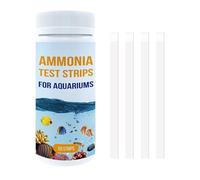 MiOYOOW - Kit de prueba de amoníaco para acuario, 50 tiras de prueba de amoníaco para dureza total, carbonato, PH, nitrito, nitrato, cloro,