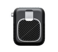 MiOYOOW Mini ventilador de cintura, 10000 mAh, alimentado por USB, ventilador portátil con bajo nivel de ruido para el verano al aire libre