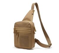 MiOYOOW Mochila táctica militar, mochilas con cremallera de doble sentido y funda oculta, bolsa impermeable con bandolera única para viajes, excursiones, equitación y caza