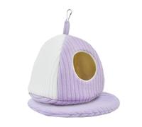 MiOYOOW Nido de pájaro cálido para Invierno, Hamaca Colgante Gruesa para Loros, cómoda Cama planeadora de algodón, cojín extraíble Incorporado para Que Las Mascotas duerman y jueguen