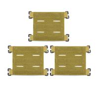 MiOYOOW Panel de parche Molle de 3 uds, accesorio Molle de parches tácticos con lazo de corte para chaleco táctico de mochila al aire libre