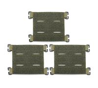 MiOYOOW Panel de parche Molle de 3 uds, accesorio Molle de parches tácticos con lazo de corte para chaleco táctico de mochila al aire libre