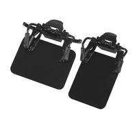 MiOYOOW Parche para lentes de tiro, 2 piezas de lentes de tiro con arco giratorio de 180°, bloqueo ligero, accesorios de asistencia para tiro al blanco