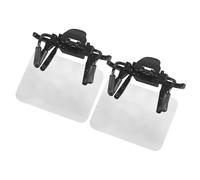 MiOYOOW Parche para lentes de tiro, 2 piezas de lentes de tiro con arco giratorio de 180°, bloqueo ligero, accesorios de asistencia para tiro al blanco