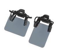 MiOYOOW Parches para gafas de tiro 3 × 4 cm, 2 parches de gafas de tiro con arco giratorias de 180 °, parches de tiro ligero resina estándar internacional para tiro de vista, ayuda al objetivo (color)