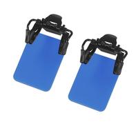 MiOYOOW Parches para gafas de tiro 3 × 4 cm, 2 parches de gafas de tiro con arco giratorias de 180 °, parches de tiro ligero resina estándar internacional para tiro de vista, ayuda al objetivo (color)