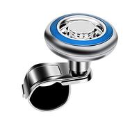 MiOYOOW Perilla Volante, Manija Giratoria Eléctrica Coche Acero Inoxidable, Refuerzo Dirección Vehículo para Camión SUV Coche