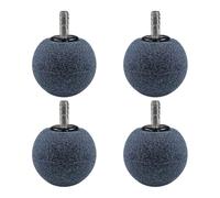 MiOYOOW Piedra de aire para acuario, 2 piezas/4 piezas de piedra difusora de O2 antioxidante, piedra aireadora de O2 para manguera de aire de 4 mm de diámetro interior