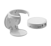 MiOYOOW Portavasos autoadhesivo para pared, 2 piezas Portavasos plegable escritorio, soporte organizador botellas de agua para coche, camión, barco, casa, oficina