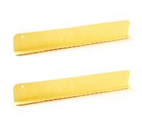 MiOYOOW Protectores de fregadero de cocina, 2 tablas de retención de agua de silicona con 50 ventosas, borde elevado para encimera de cocina y baño