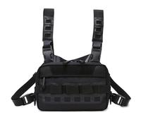 MiOYOOW Riñonera táctica, bolsa deportiva ajustable con múltiples bolsillos, riñonera militar Molle para caza, pesca, senderismo y viajes.