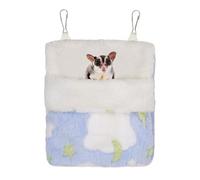 MiOYOOW Saco de Dormir para Animales pequeños, Nido Hamaca Caliente de azúcar en Jaula, Cama para petauros, cobayas, Ardillas y Hurones