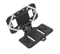 MiOYOOW - Soporte para teléfono móvil con placa táctica plegable de 120°, bandas de silicona en 4 esquinas para teléfonos de 4,7 a 6,7 pulgadas para chaleco táctico