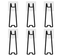 MiOYOOW Soportes de Marco de Fotos, 6 Piezas Adhesivos para la Parte Posterior de Caballete, Expositores de Acero Inoxidable para Caballete, Pinturas, Decoración de Interiores