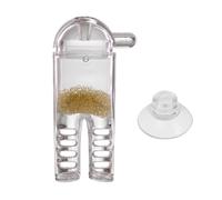 MiOYOOW Trampa acrílica planaria, trampa transparente para peceras, trampas para caracoles en forma de pantalones, trampa para gusanos de acuario con ventosas para pecera de acuario